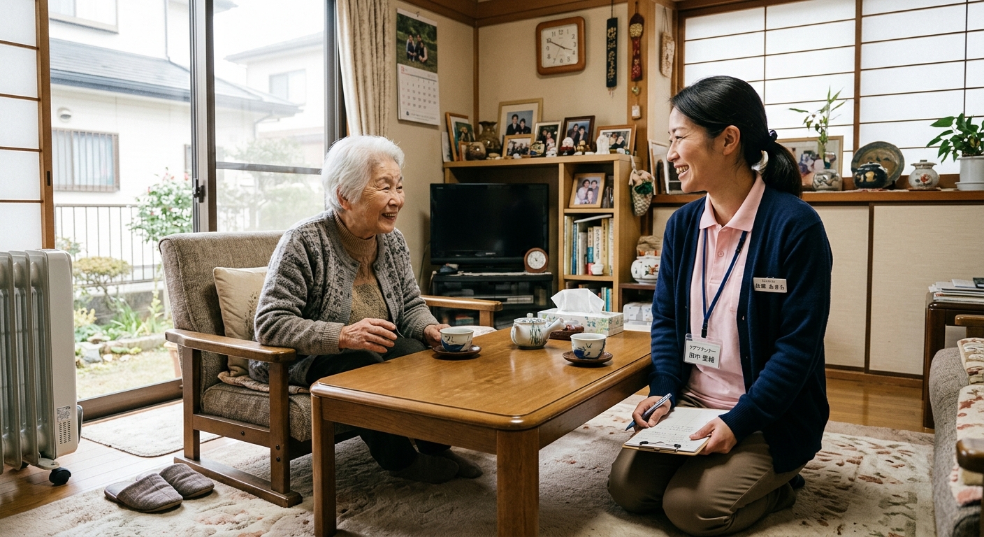 訪問介護の現場の様子